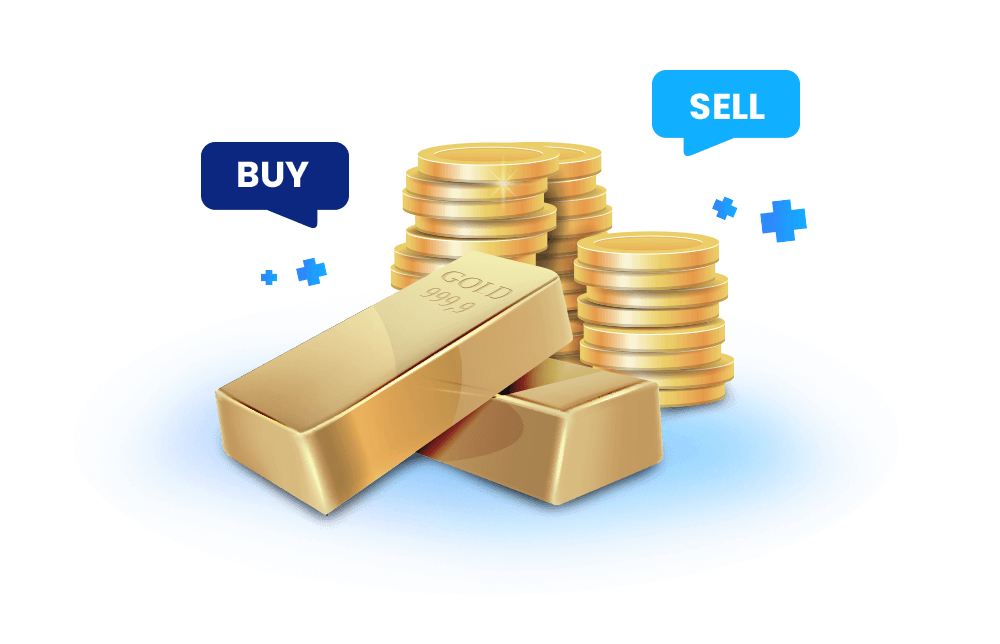 An illustration of gold bars An illustration of gold bars