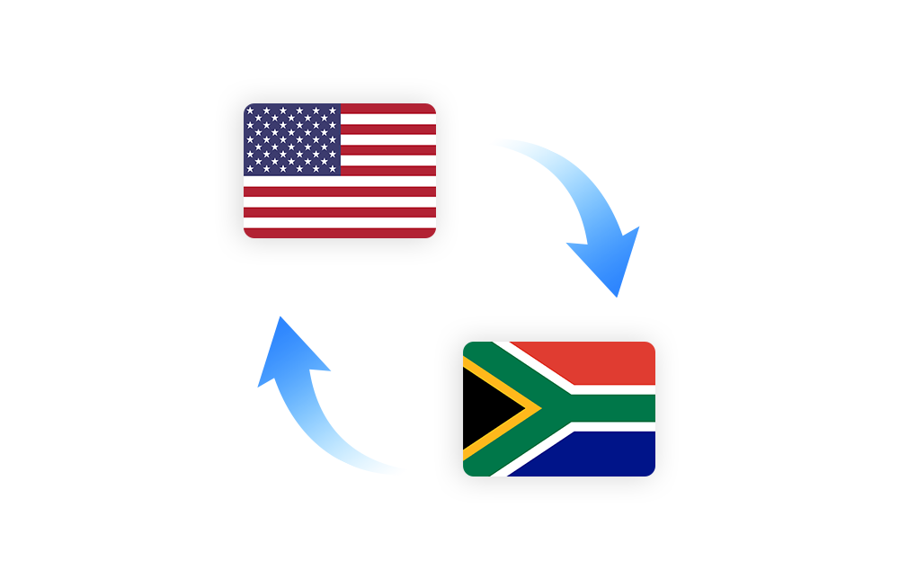 An illustration of the USD/ZAR relationship.