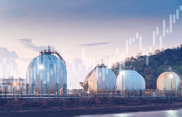 Natural Gas storage facility. Natural Gas storage facility.