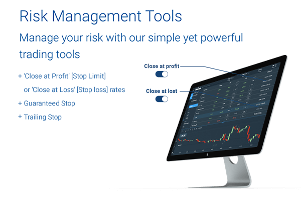 Plus500s Risk Management Tools Plus500's Risk Management Tools.