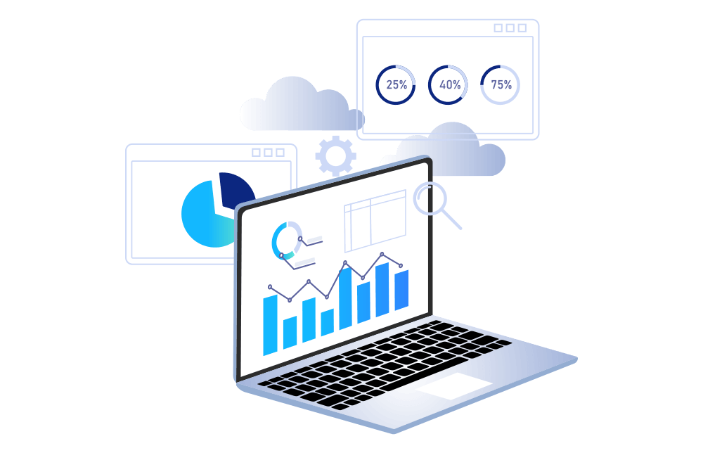 an illustration of trading charts an illustration of trading charts