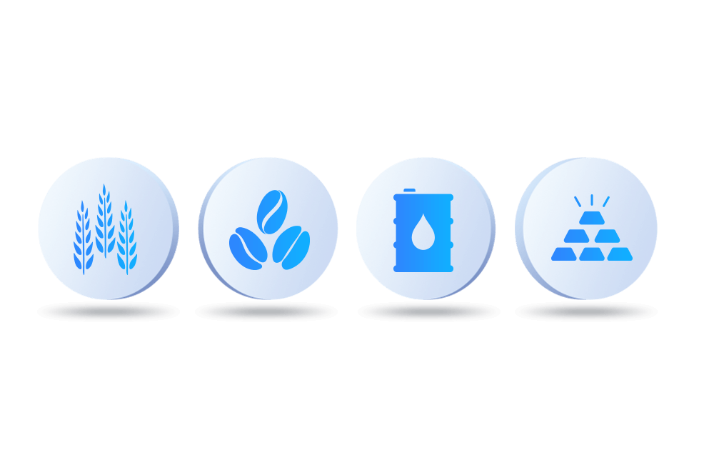 An illustration of the different types of commodity trading An illustration of the different types of commodity trading