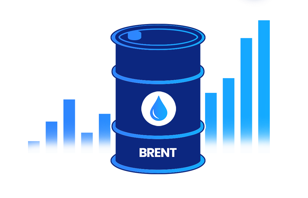 Brent crude barrel