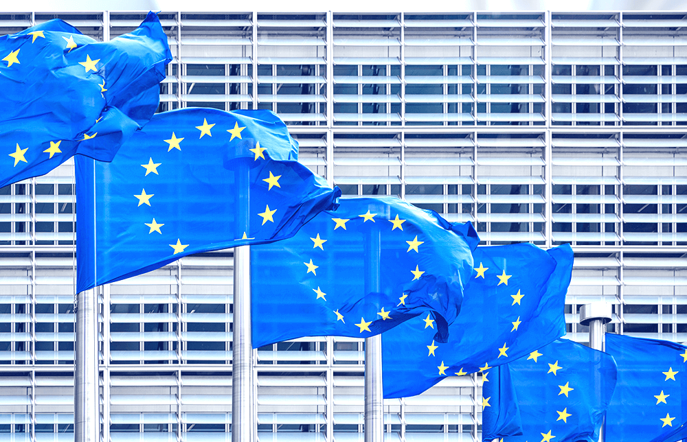 An image of the European Union flag An image of the European Union flag