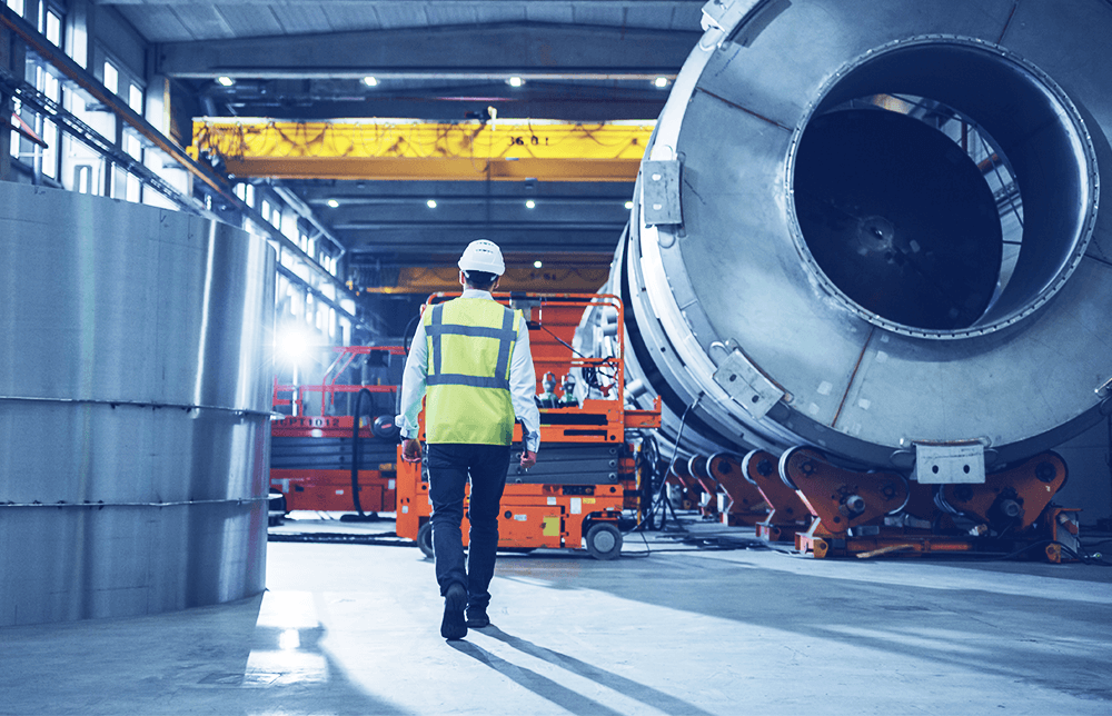 An image of a steel engineering factory An image of a steel engineering factory