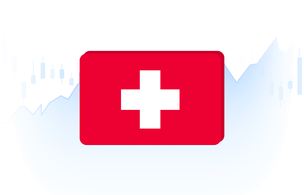 An illustration of the Swiss flag in front of a trading chart An illustration of the Swiss flag in front of a trading chart