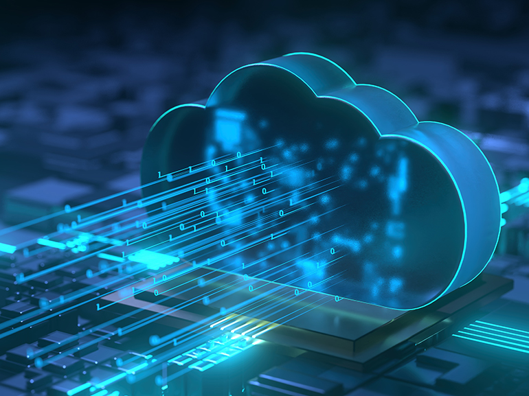 An illustration of cloud computing